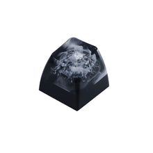 Load image into Gallery viewer, Natural Scenery Resin Keycaps Handmade Fuji Snow Mountain Transparent Cross Shaft Keycap For Mechanical Keyboard
