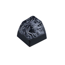Load image into Gallery viewer, Natural Scenery Resin Keycaps Handmade Fuji Snow Mountain Transparent Cross Shaft Keycap For Mechanical Keyboard
