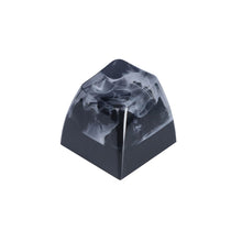 Load image into Gallery viewer, Natural Scenery Resin Keycaps Handmade Fuji Snow Mountain Transparent Cross Shaft Keycap For Mechanical Keyboard
