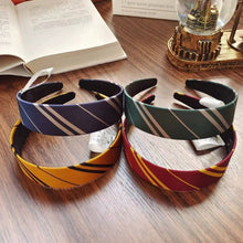 Load image into Gallery viewer, Retro Striped Preppy Style Hair Accessories Headbands Hair Hoop Colorful Diagonal Stripe Hair Accessories Gift
