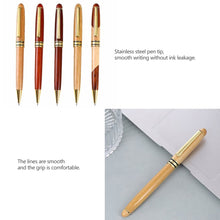 Load image into Gallery viewer, Luxury Wooden Fountain Ballpoint Pen Fashion Stationery For Student School Business Office Gift
