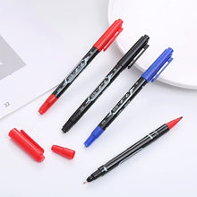Load image into Gallery viewer, 10Pcs Double Tip Oil-Based Paint Marker Pens Double Ended Brush Marker Drawing Doodling Graffiti Art Supplies
