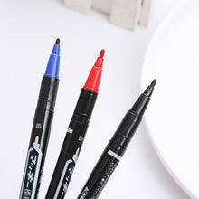 Load image into Gallery viewer, 10Pcs Double Tip Oil-Based Paint Marker Pens Double Ended Brush Marker Drawing Doodling Graffiti Art Supplies
