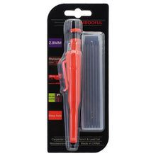Load image into Gallery viewer, 2.8mm Woodworking Carpenter Pencil Lead Set Protective Cover Sharpener Deep Hole Marking Drawing Tools For Engineer Carpenter Supplies
