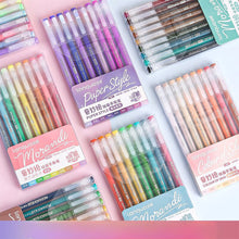 Load image into Gallery viewer, 9Pcs/Set Colorful Morandi Gel Pen 0.9mm Retro Color Ink Pen For DIY Graffiti Drawing Handbook Student School Art Supplies
