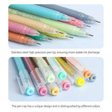 Load image into Gallery viewer, 9Pcs/Set Colorful Morandi Gel Pen 0.9mm Retro Color Ink Pen For DIY Graffiti Drawing Handbook Student School Art Supplies
