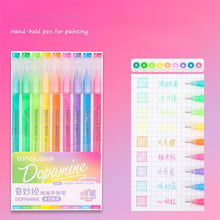 Load image into Gallery viewer, 9Pcs/Set Colorful Morandi Gel Pen 0.9mm Retro Color Ink Pen For DIY Graffiti Drawing Handbook Student School Art Supplies
