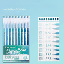 Load image into Gallery viewer, 9Pcs/Set Colorful Morandi Gel Pen 0.9mm Retro Color Ink Pen For DIY Graffiti Drawing Handbook Student School Art Supplies
