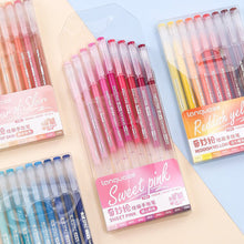 Load image into Gallery viewer, 9Pcs/Set Colorful Morandi Gel Pen 0.9mm Retro Color Ink Pen For DIY Graffiti Drawing Handbook Student School Art Supplies
