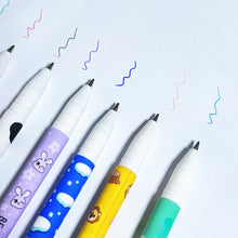 Load image into Gallery viewer, 8Pcs Cute 3D Animal Erasable Gel Pen 0.7mm Fine Tip Colorful Ballpoint Pen For School Office Supplies Stationery

