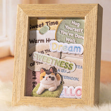 Load image into Gallery viewer, 30Pcs Kawaii Plush Home Series Stickers Cute Cat Hard Card Decorative Sticker For DIY Journal Scrapbook Diary Decoration

