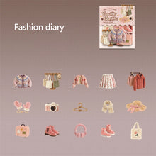 Load image into Gallery viewer, 30Pcs Kawaii Plush Home Series Stickers Cute Cat Hard Card Decorative Sticker For DIY Journal Scrapbook Diary Decoration
