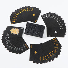 Load image into Gallery viewer, Multiple Styles Black Gold Waterproof Playing Card Magic Poker For Board Game Entertainment Gift Collection
