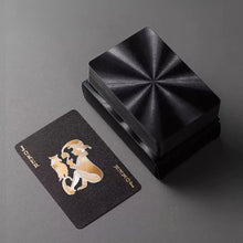 Load image into Gallery viewer, Multiple Styles Black Gold Waterproof Playing Card Magic Poker For Board Game Entertainment Gift Collection
