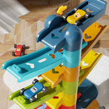 Load image into Gallery viewer, Multi Layer Cartoon Gliding Track Car Inertia Racing Toy Children Puzzle Slide Car For Kids
