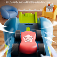 Load image into Gallery viewer, Multi Layer Cartoon Gliding Track Car Inertia Racing Toy Children Puzzle Slide Car For Kids
