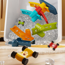 Load image into Gallery viewer, Multi Layer Cartoon Gliding Track Car Inertia Racing Toy Children Puzzle Slide Car For Kids
