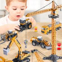 Load image into Gallery viewer, Alloy Plastic Diecast Engineering Vehicle Toy Excavator Crane Bulldozer Forklift Tractor Model Gift For Boys Kids
