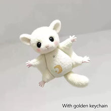 Load image into Gallery viewer, Cute Cartoon Sugar Glider Plush Keychain Soft Flying Squirrel Doll Bag Pendant Animal Bag Decoration Gift
