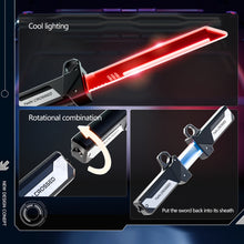 Load image into Gallery viewer, 2 In 1 Retractable Lightsaber Toy Led Flash Rotating Double Sword Cosplay Role Play Gift For Kids Adults
