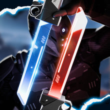 Load image into Gallery viewer, 2 In 1 Retractable Lightsaber Toy Led Flash Rotating Double Sword Cosplay Role Play Gift For Kids Adults
