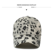 Load image into Gallery viewer, Unisex Leopard Printed Baseball Cap Breathable Adjustable Sun Protection Duckbill Cap For Outdoor Casual Accessories
