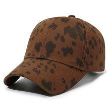 Load image into Gallery viewer, Unisex Leopard Printed Baseball Cap Breathable Adjustable Sun Protection Duckbill Cap For Outdoor Casual Accessories
