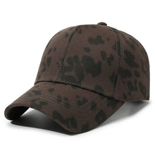 Load image into Gallery viewer, Unisex Leopard Printed Baseball Cap Breathable Adjustable Sun Protection Duckbill Cap For Outdoor Casual Accessories
