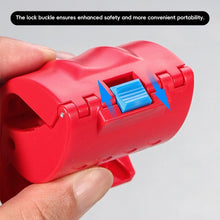 Load image into Gallery viewer, Manual Plastic Pipe Cutting Tool Handheld PVC Pipe Cutter with Safety Lock for Home Plumbing Repair and DIY Projects for Homeowners and Plumbers
