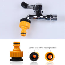 Load image into Gallery viewer, Water Hose Quick Connect Universal Faucet Adapter 1/2" 3/4" 1" 3/8"Garden Watering Car Washing Plastic Hose Fittings Pipe Joint Washing Machine Attachment DIY Parts

