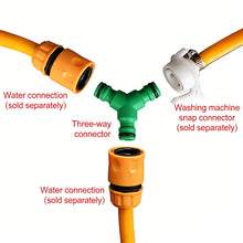 Load image into Gallery viewer, Water Hose Quick Connect Universal Faucet Adapter 1/2" 3/4" 1" 3/8"Garden Watering Car Washing Plastic Hose Fittings Pipe Joint Washing Machine Attachment DIY Parts
