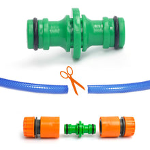 Load image into Gallery viewer, Water Hose Quick Connect Universal Faucet Adapter 1/2" 3/4" 1" 3/8"Garden Watering Car Washing Plastic Hose Fittings Pipe Joint Washing Machine Attachment DIY Parts
