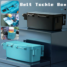 Load image into Gallery viewer, Multi-functional Stream Fishing Waist Pack Strong Magnetic Bait Tray Bait Box Lure Fishing Accessories Tool Box with Adjustable Belt
