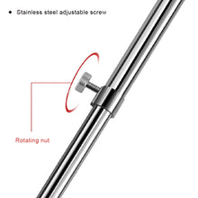 Load image into Gallery viewer, Night Fishing Ground Spike Light Stand Universal Swivel Telescopic Adjustable Stainless Steel Tripod Ground Insert Fishing equipment
