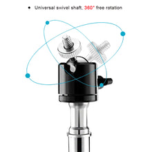 Load image into Gallery viewer, Night Fishing Ground Spike Light Stand Universal Swivel Telescopic Adjustable Stainless Steel Tripod Ground Insert Fishing equipment
