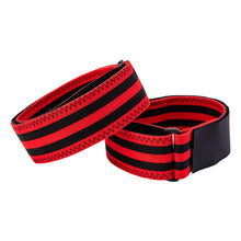 Load image into Gallery viewer, 1 Pair Elastic BFR Thigh Bands Blood Flow Restriction Pressure Wrap for Yoga Pilates Muscle Training Fitness
