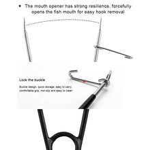 Load image into Gallery viewer, Stainless Steel Snakehead Mouth Opener and Frog Lure Hook Remover Deep Throat Dehooker Fishing Fishing Accessories
