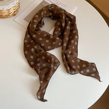 Load image into Gallery viewer, Leopard Print Polka Dot Satin Scarf Boho Multifunction Hair Band Head Wrap Neck Belt Accessories For Women
