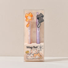 Load image into Gallery viewer, 2Pcs Cute Wagging Tail Cat Cartoon Gel Pen Kawaii Automatic Black Neutral Pen School Stationery Supplies Gift
