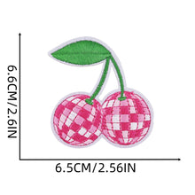 Load image into Gallery viewer, Pink Cartoon Letter Embroidery Iron On Patches Thermoadhesive Diy Sew Stickers For Clothing Accessories Jacket Decoration
