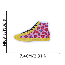 Load image into Gallery viewer, Pink Cartoon Letter Embroidery Iron On Patches Thermoadhesive Diy Sew Stickers For Clothing Accessories Jacket Decoration
