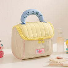 Load image into Gallery viewer, Cute Cartoon House Shape Cosmetic Bag Large Capacity Portable Travel Wash Bag Makeup Storage Organizer Handbag
