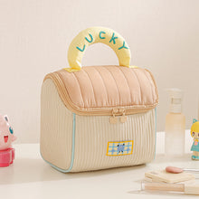 Load image into Gallery viewer, Cute Cartoon House Shape Cosmetic Bag Large Capacity Portable Travel Wash Bag Makeup Storage Organizer Handbag
