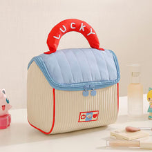 Load image into Gallery viewer, Cute Cartoon House Shape Cosmetic Bag Large Capacity Portable Travel Wash Bag Makeup Storage Organizer Handbag
