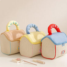 Load image into Gallery viewer, Cute Cartoon House Shape Cosmetic Bag Large Capacity Portable Travel Wash Bag Makeup Storage Organizer Handbag

