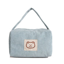 Load image into Gallery viewer, Cute Bear Women Cosmetic Bag Summer Fashion Large Capacity Soft Comfortable Handbag With Handle
