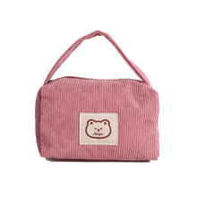 Load image into Gallery viewer, Cute Bear Women Cosmetic Bag Summer Fashion Large Capacity Soft Comfortable Handbag With Handle
