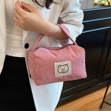 Load image into Gallery viewer, Cute Bear Women Cosmetic Bag Summer Fashion Large Capacity Soft Comfortable Handbag With Handle
