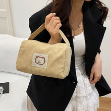 Load image into Gallery viewer, Cute Bear Women Cosmetic Bag Summer Fashion Large Capacity Soft Comfortable Handbag With Handle

