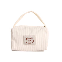 Load image into Gallery viewer, Cute Bear Women Cosmetic Bag Summer Fashion Large Capacity Soft Comfortable Handbag With Handle
